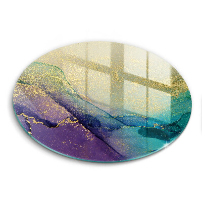 Tagliere in vetro Sfondo con oro