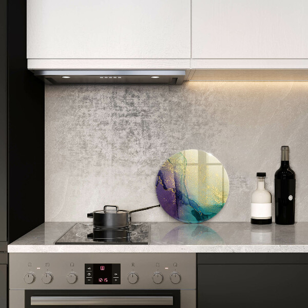 Tagliere in vetro Sfondo con oro