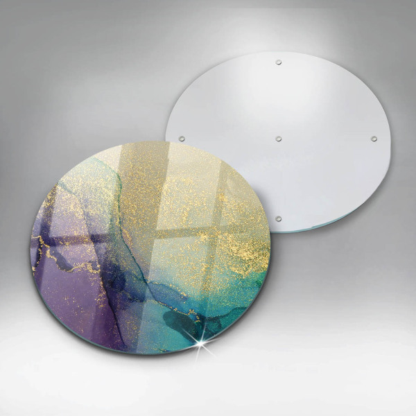 Tagliere in vetro Sfondo con oro