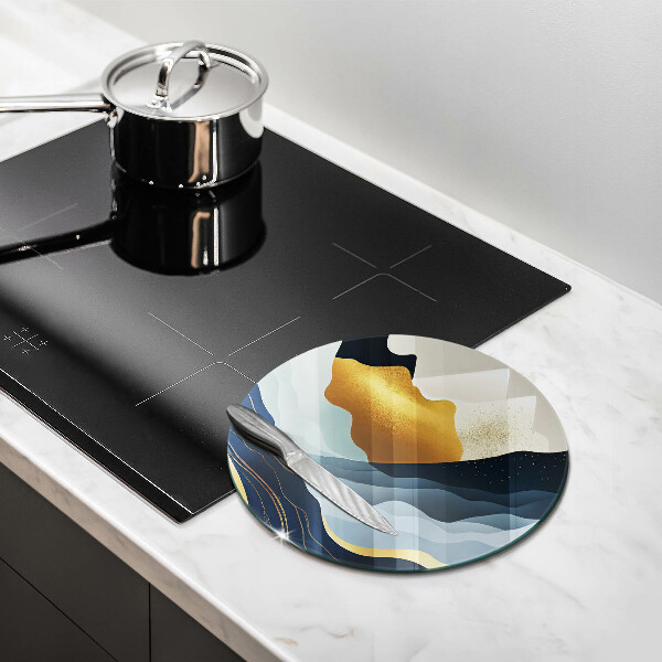 Tagliere in vetro temperato Montagne astratte