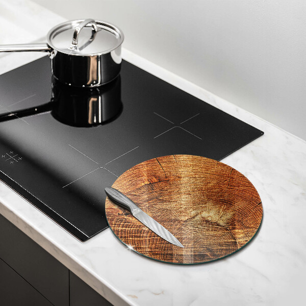 Tagliere in vetro Venatura del legno dell'albero