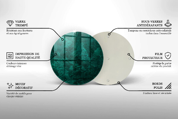 Tagliere in vetro Trama di sfondo in pietra