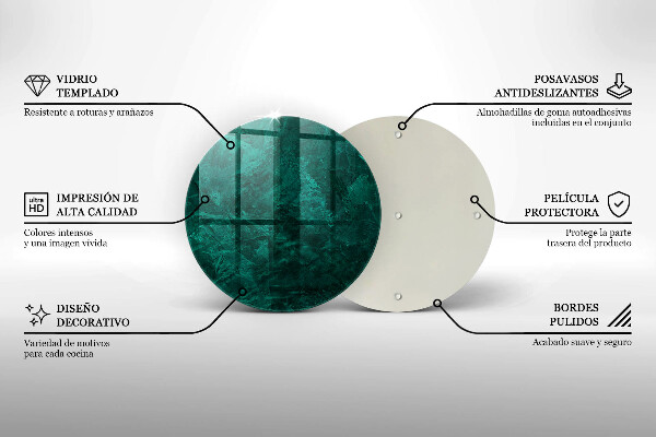 Tagliere in vetro Trama di sfondo in pietra