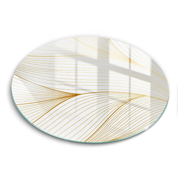 Tagliere in vetro Modello di linee moderne