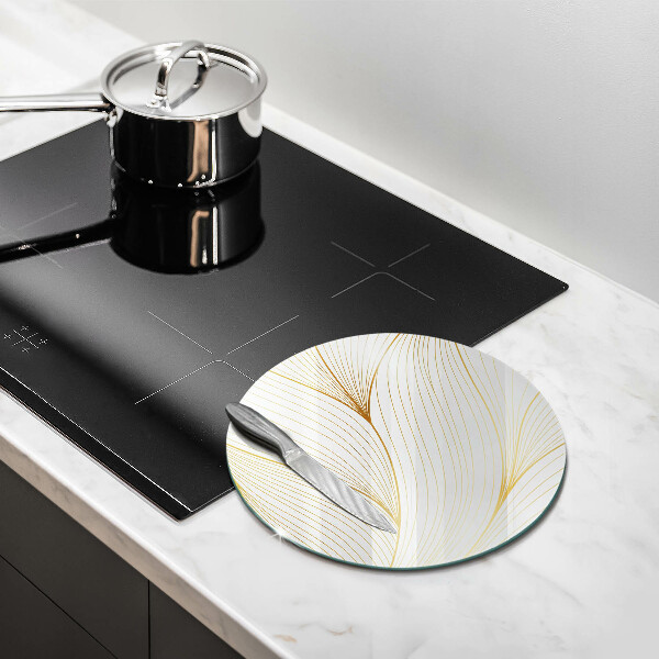 Tagliere in vetro Modello di linee moderne