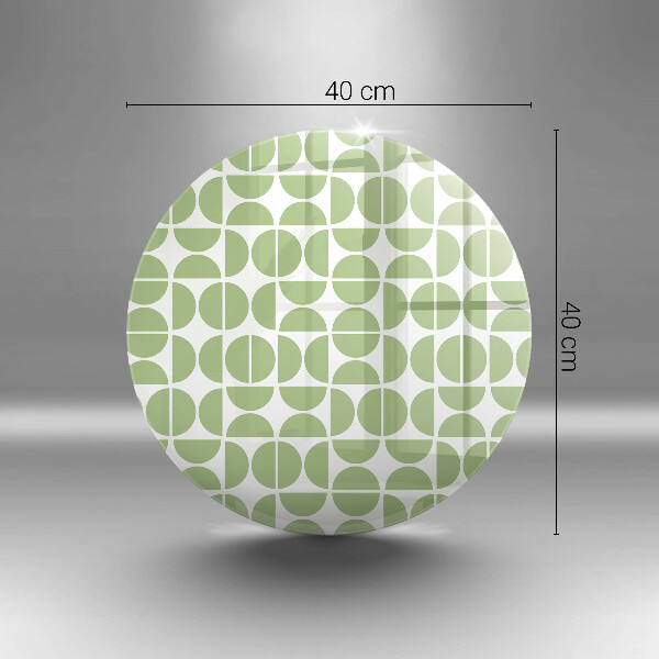 Tagliere in vetro Modello di forme boho