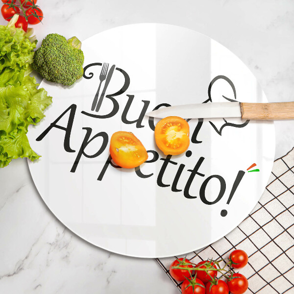Tagliere in vetro Buon Appetito!