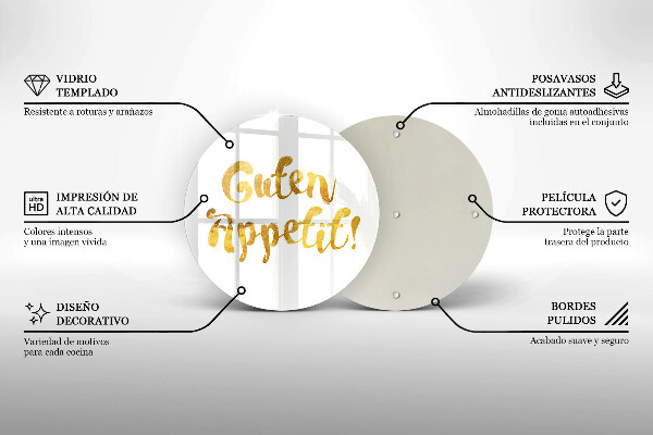 Tagliere in vetro Guten Appetit!