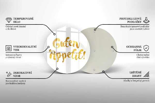 Tagliere in vetro Guten Appetit!