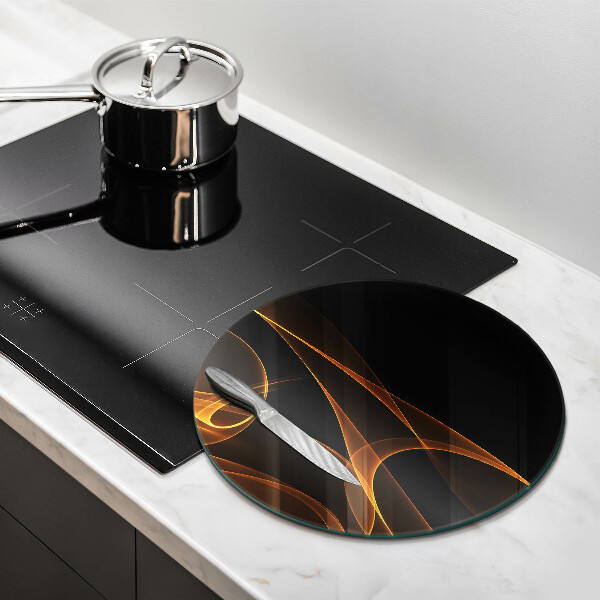 Tagliere in vetro Linee astratte