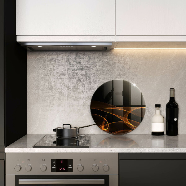 Tagliere in vetro Linee astratte