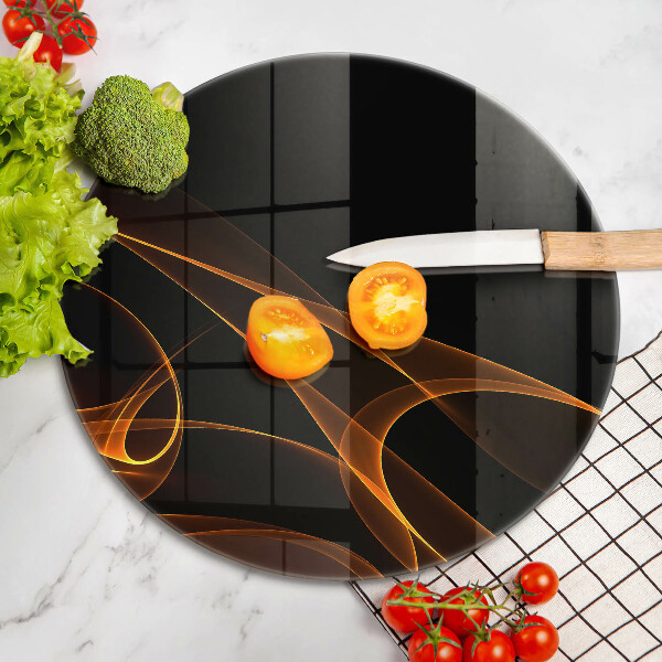 Tagliere in vetro Linee astratte