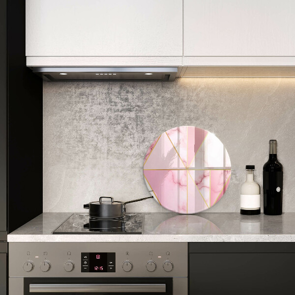 Tagliere in vetro Marmo geometrico