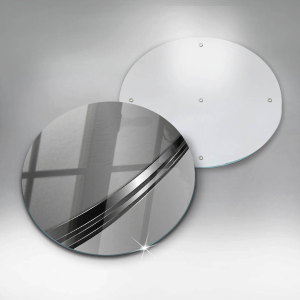 Tagliere in vetro Astrazione del metallo