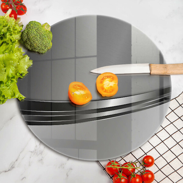 Tagliere in vetro Astrazione del metallo