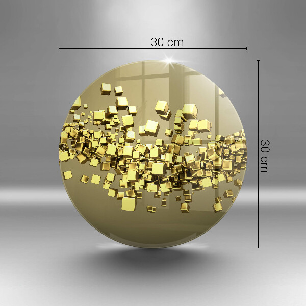 Tagliere in vetro Geometria astratta 3D