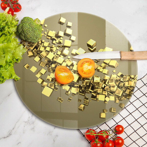 Tagliere in vetro Geometria astratta 3D