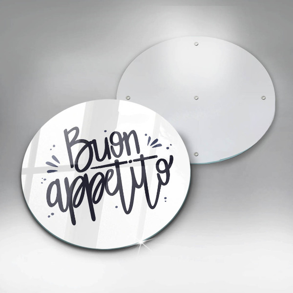 Tagliere in vetro Buon Appetito