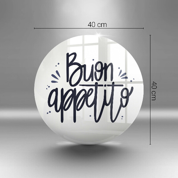 Tagliere in vetro Buon Appetito