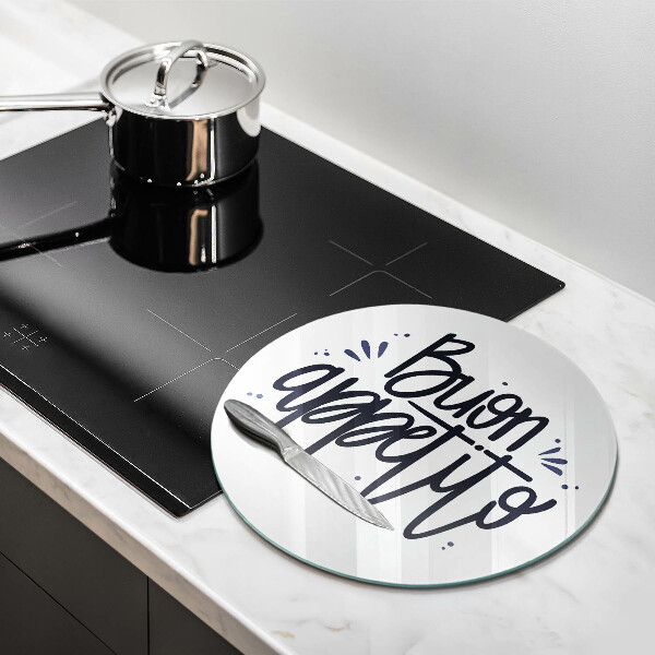 Tagliere in vetro Buon Appetito