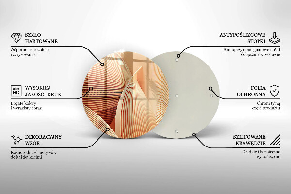 Tagliere in vetro Composizione moderna