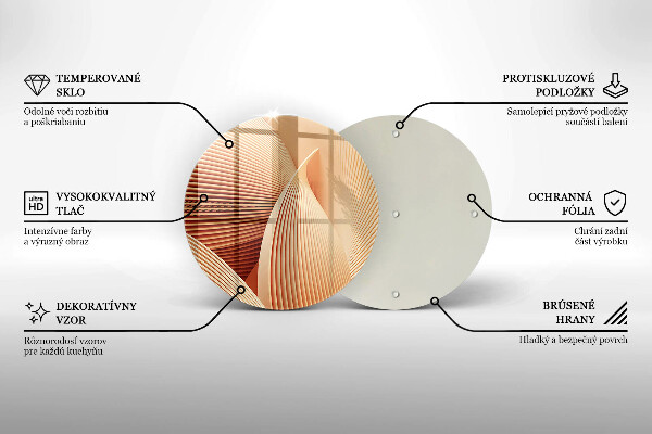 Tagliere in vetro Composizione moderna