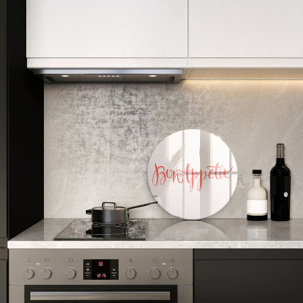 Tagliere in vetro Cartello da cucina Bon Appetit