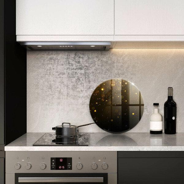 Tagliere in vetro temperato Scintillio d'oro