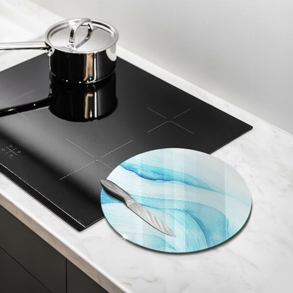 Tagliere in vetro temperato Onde astratte