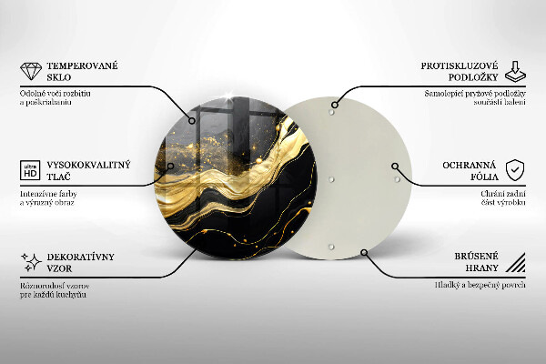 Tagliere in vetro temperato Astrazione elegante