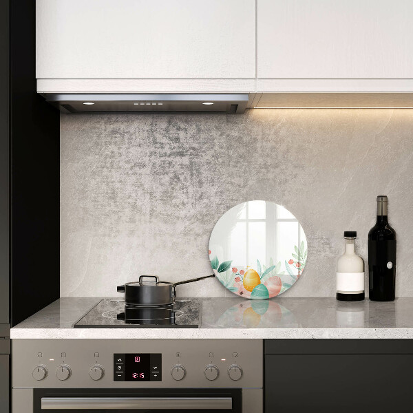 Tagliere in vetro uova di Pasqua