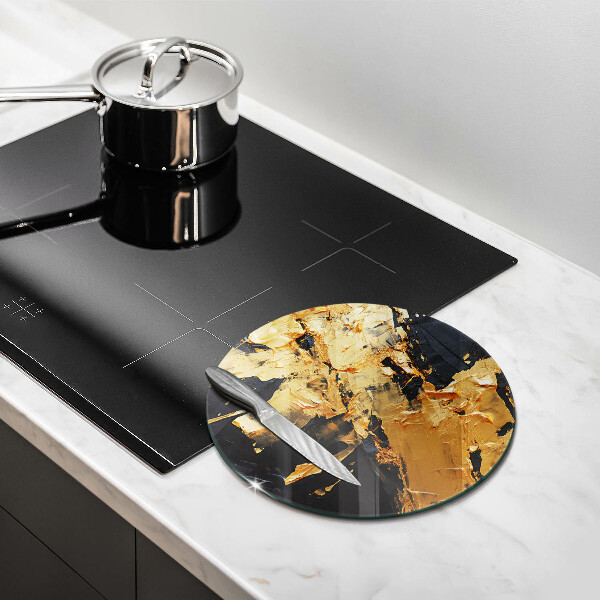 Tagliere in vetro temperato Texture di vernice elegante