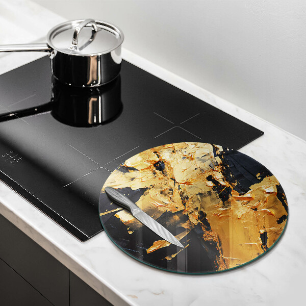 Tagliere in vetro temperato Texture di vernice elegante