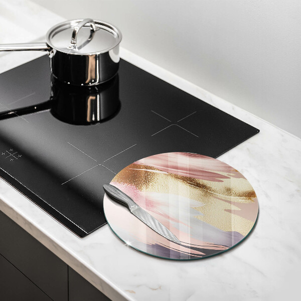 Tagliere in vetro temperato Macchie pastello