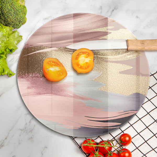 Tagliere in vetro temperato Macchie pastello