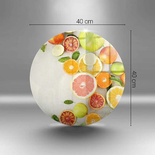 Tagliere in vetro temperato Agrumi