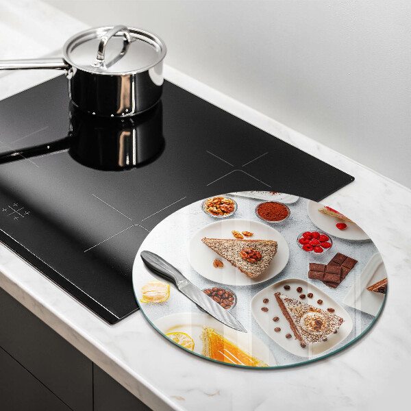 Tagliere in vetro temperato La dolcezza della torta