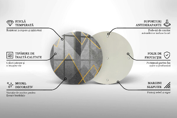 Tagliere in vetro temperato Forme taglienti