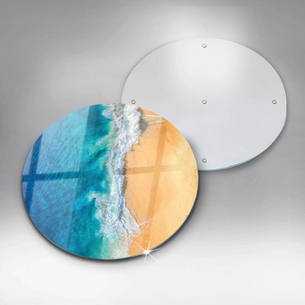 Tagliere in vetro temperato Spiaggia e mare