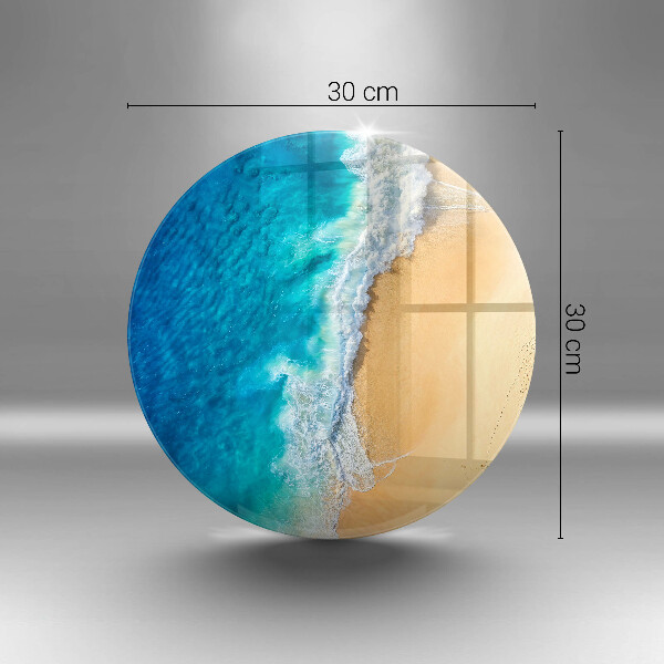 Tagliere in vetro temperato Spiaggia e mare