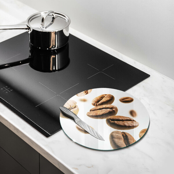 Tagliere in vetro temperato Chicchi di caffè
