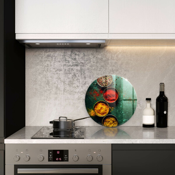 Tagliere in vetro temperato Spezie orientali