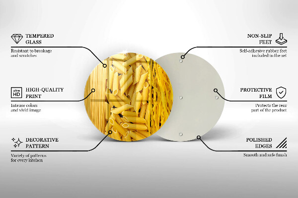 Tagliere in vetro temperato Pasta