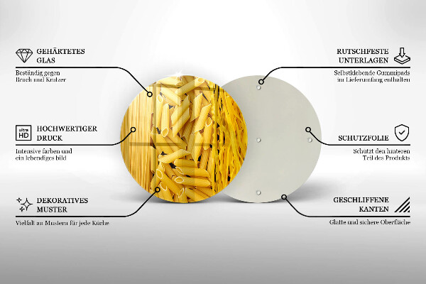 Tagliere in vetro temperato Pasta