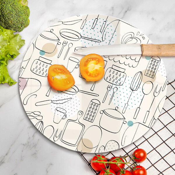 Tagliere in vetro temperato Accessori per la cucina