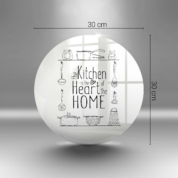 Tagliere in vetro temperato Iscrizione frase