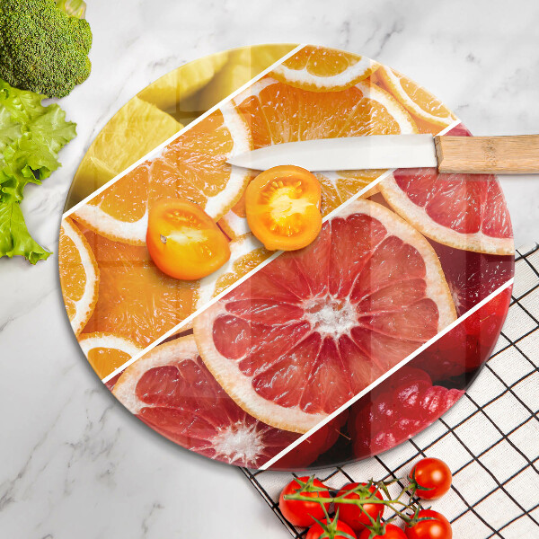 Tagliere in vetro temperato Frutti colorati