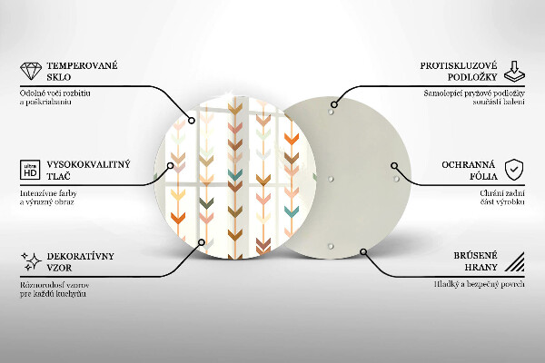 Tagliere in vetro temperato Elementi geometrici