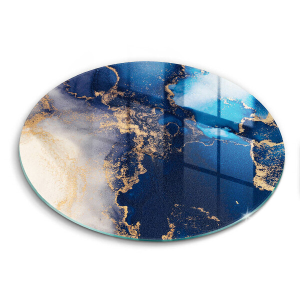 Tagliere in vetro temperato Sfondo elegante e oro