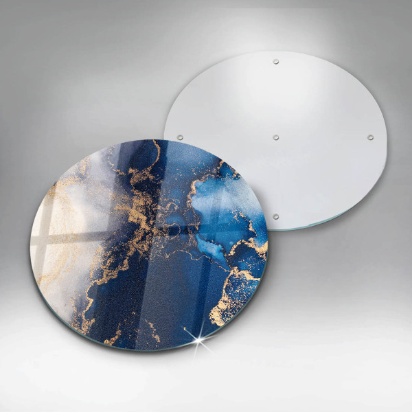 Tagliere in vetro temperato Sfondo elegante e oro